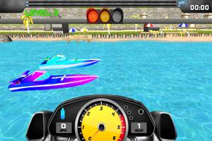 Bateau Drag Racing 3D gratuit capture d'écran 3