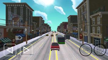 Traffic Rain Drive : Race Simulator 3D capture d'écran 1