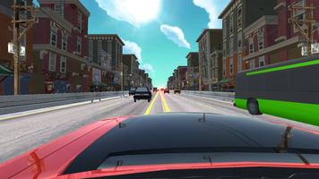 Traffic Rain Drive : Race Simulator 3D capture d'écran 2
