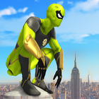 Iron Superhero Flying Game-Rope Hero Gangster City آئیکن