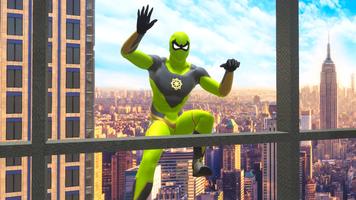 Iron Superhero Flying Game-Rope Hero Gangster City imagem de tela 2