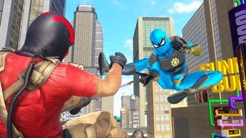 Iron Superhero Flying Game-Rope Hero Gangster City screenshot 3