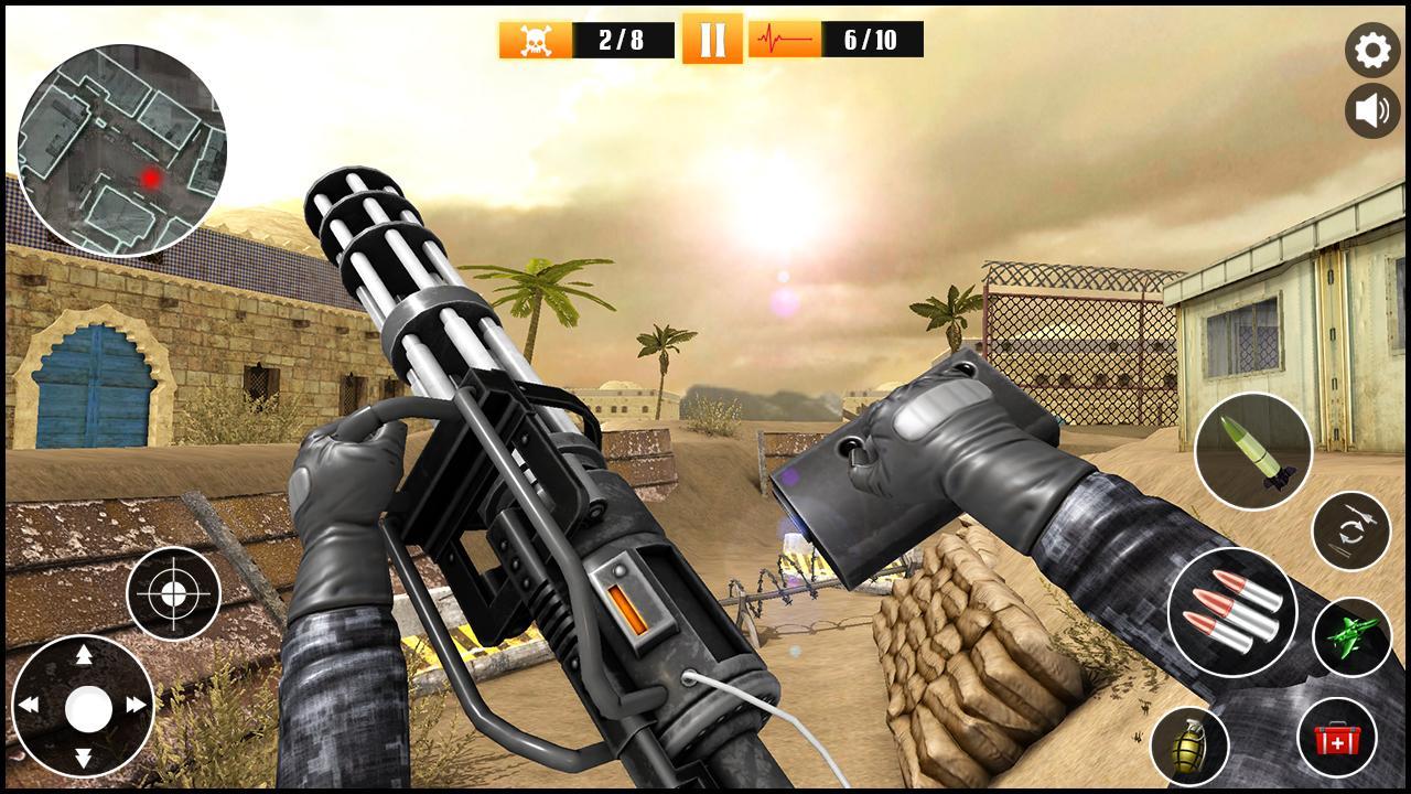 Jeux De Combat Avec Des Armes simulation de pistolet: jeux de tir gratuits 2020 pour Android