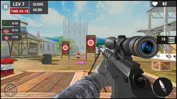 Sniper 3D Target Shooting Game capture d'écran 3