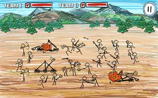 Stickman Royale Battle Simulat Affiche