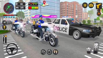 US Police Motor Bike Chase 截图 1