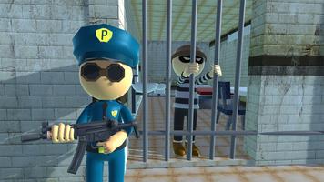 Stickman Escape Prison Game Affiche