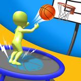 Jump Up 3D: لعبة كرة السلة