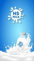HS Milk - Milk ordering app Affiche