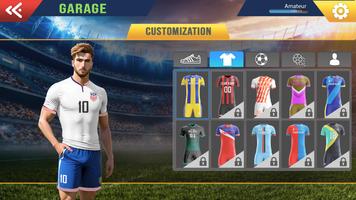 Game Sepak Bola Liga Dunia screenshot 1