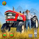 Gran juego de tractores agríco icono