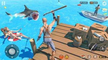 Angry Shark Attack Game اسکرین شاٹ 2