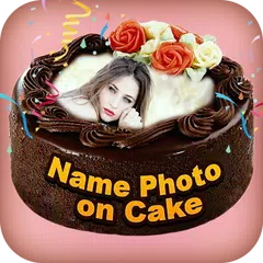 Name Photo on Cake