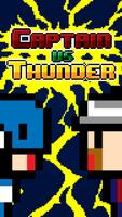 Captain vs Thunder : Superheroes 8bit Alliance War capture d'écran 1