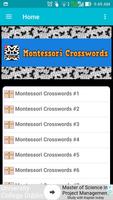 Montessori Crosswords capture d'écran 1