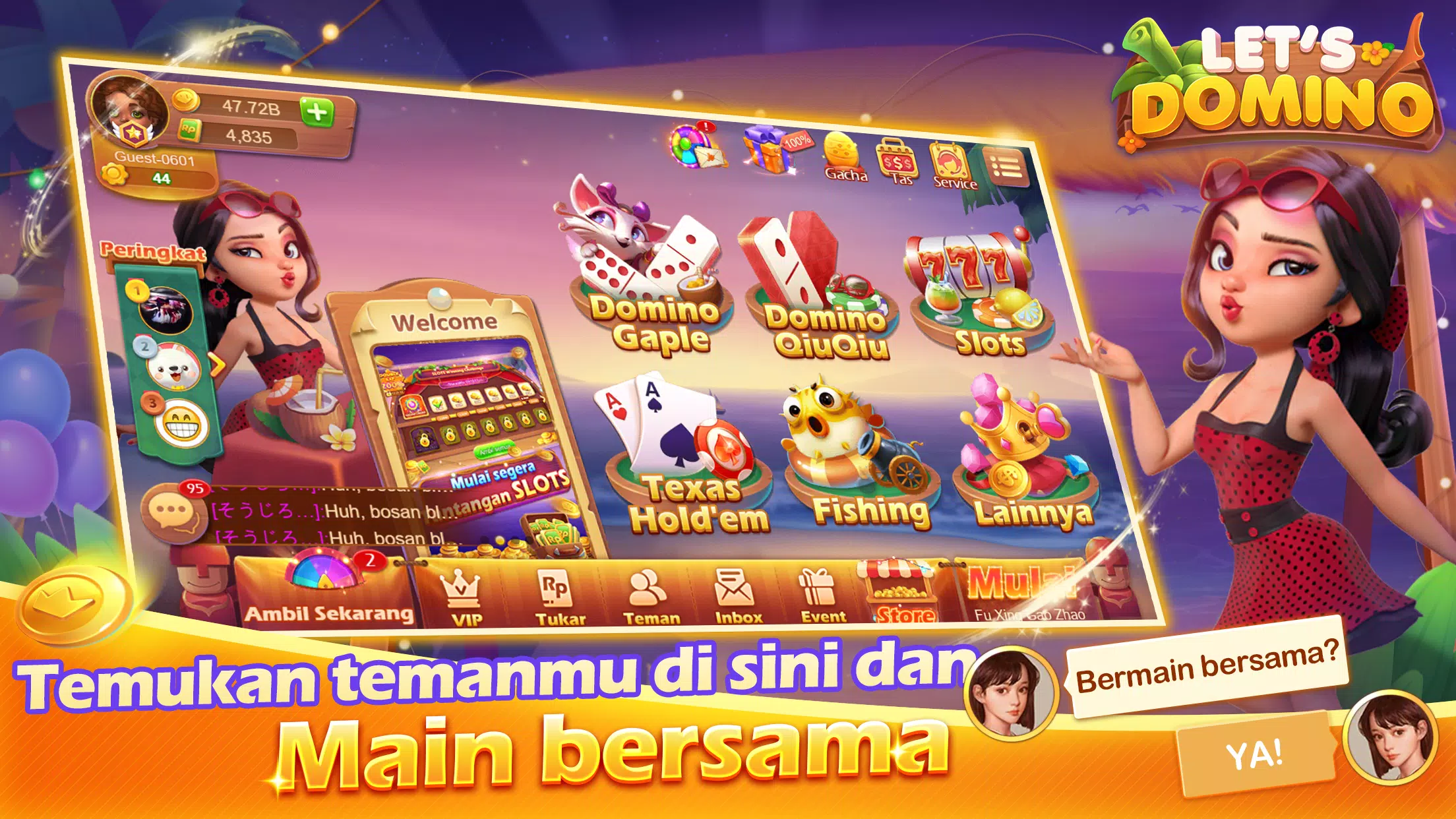 Let's Domino Gaple QiuQiu Slot for Android - APK Download