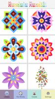 100+ Mandala Color by Number Affiche