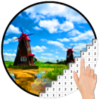 Scenery Coloring by Number icon