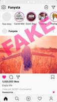 Funstaa - Insta Fake Chat, Post, and Direct Prank постер
