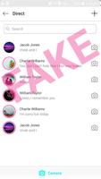 Funstaa - Insta Fake Chat, Post, and Direct Prank スクリーンショット 1