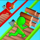 Cut Race: Lumber Bridge icône
