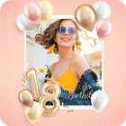 Birthday Photo Frame icono