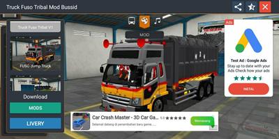 Mod Bussid Truck Fuso Tribal screenshot 3
