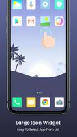 Large Icons Widget पोस्टर