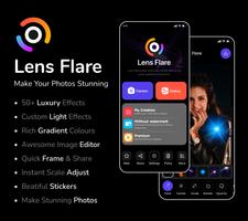 Lens Flare Light Effect App Affiche