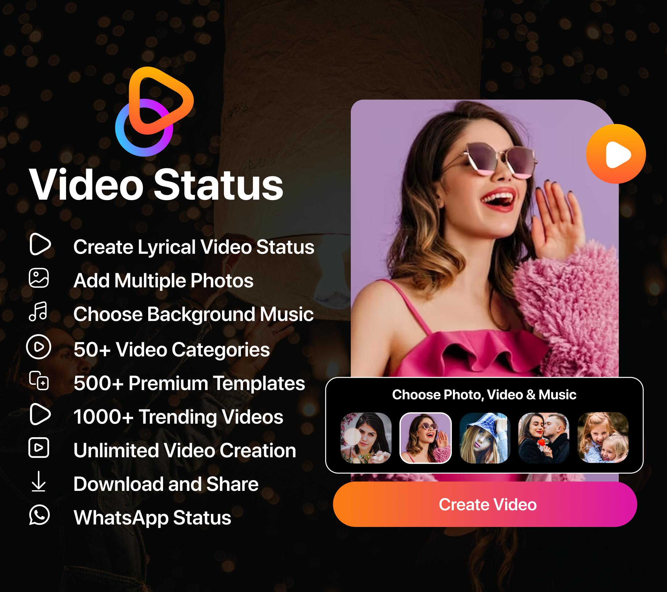 Status-worthy: Background music status video download for your social media