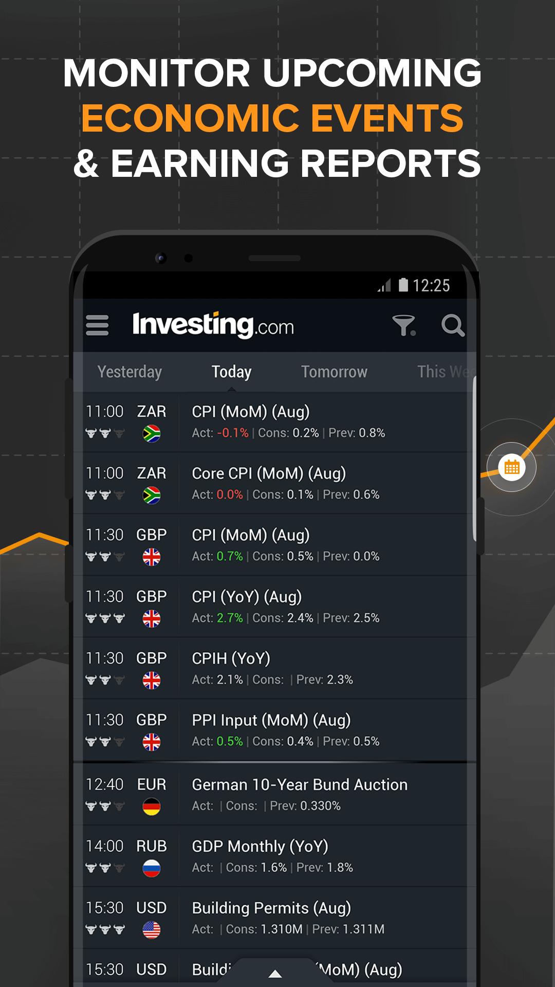 Investing Com Stocks Finance Markets News For Android Apk Download