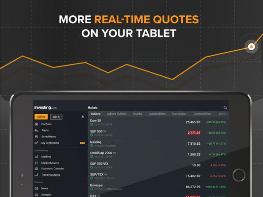 Investing.com: Stocks, Finance, Markets & News Screenshots