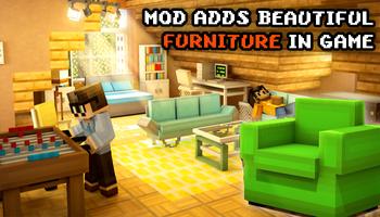 Furniture mod MCPE poster