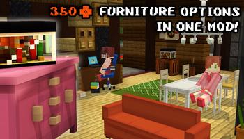 Furniture mod MCPE تصوير الشاشة 2