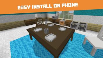 Furniture MOD for Minecraft PE 포스터