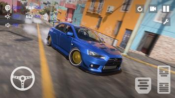 Lancer Evo X Drift Simulator Plakat