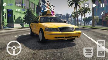 City Driving Taxi Simulator 3D poster