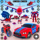 Police Dragon Robot Car Games ikona