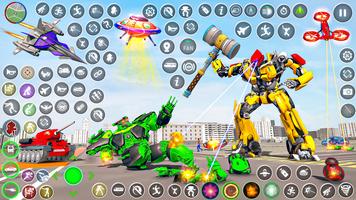 Police Dragon Robot Car Games 截图 1