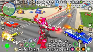 Police Dragon Robot Car Games スクリーンショット 2