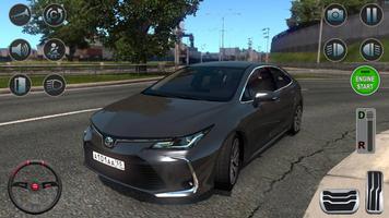 Woede auto parkeren 3D spel-poster