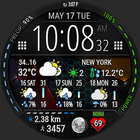 Digital Weather Watch face P1 ikon