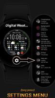 Digital Weather Watch face P1 syot layar 2