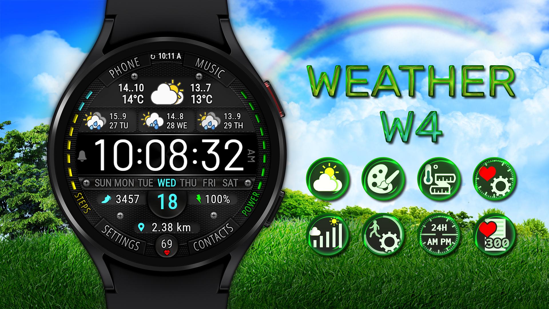 Лучший Виджет часов и погоды для андроид. Simple weather watchface. Часы погода 4pda