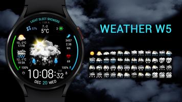 날씨 시계 모드 W5 포스터