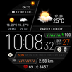 Weather watch face W6 APK