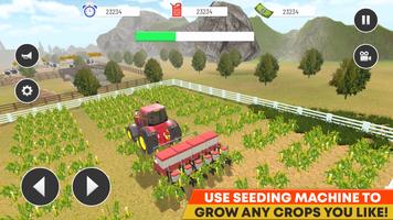 Future Farming Tractor Drive Affiche