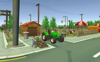 Tractor Farming Simulator Game الملصق