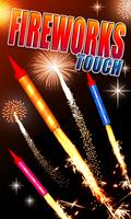 Bastille day fireworks poster