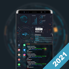 Hacker HUD - New Launcher 2021 أيقونة